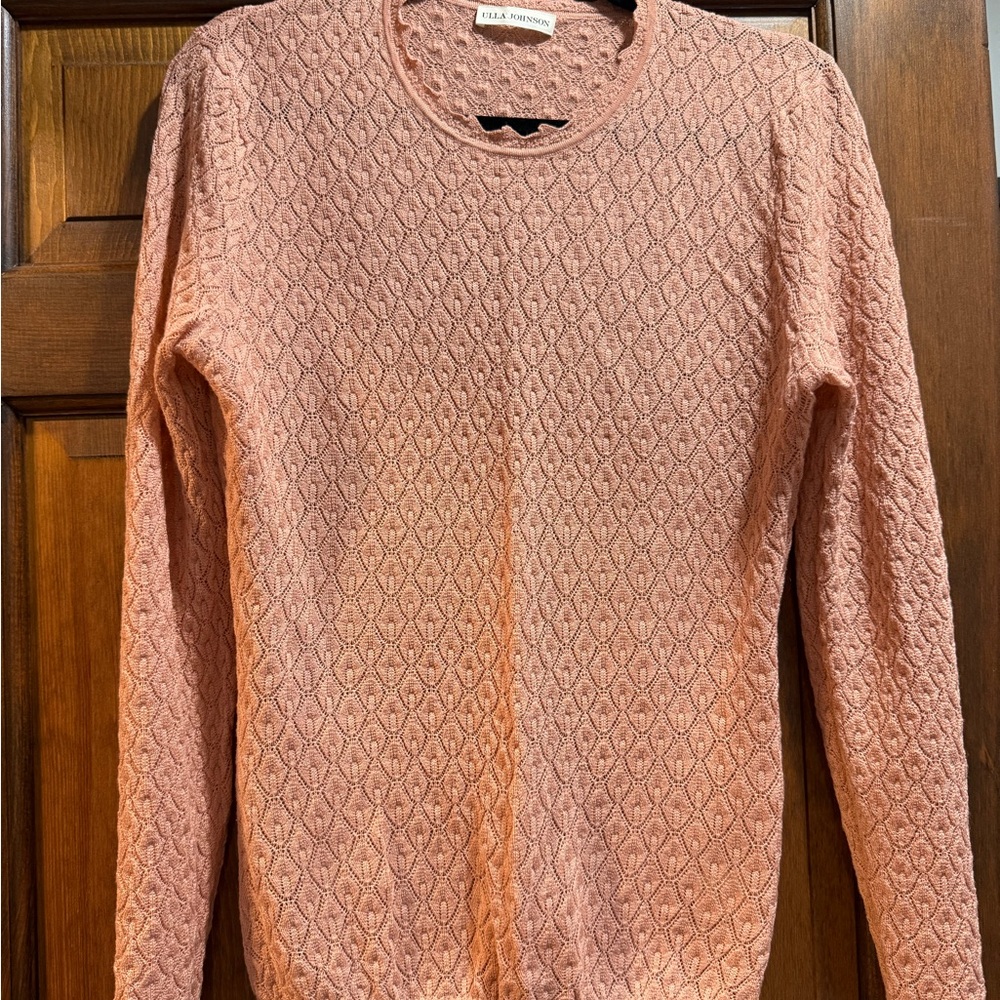 Ulla Johnson Pink Merino Wool Sweater XL